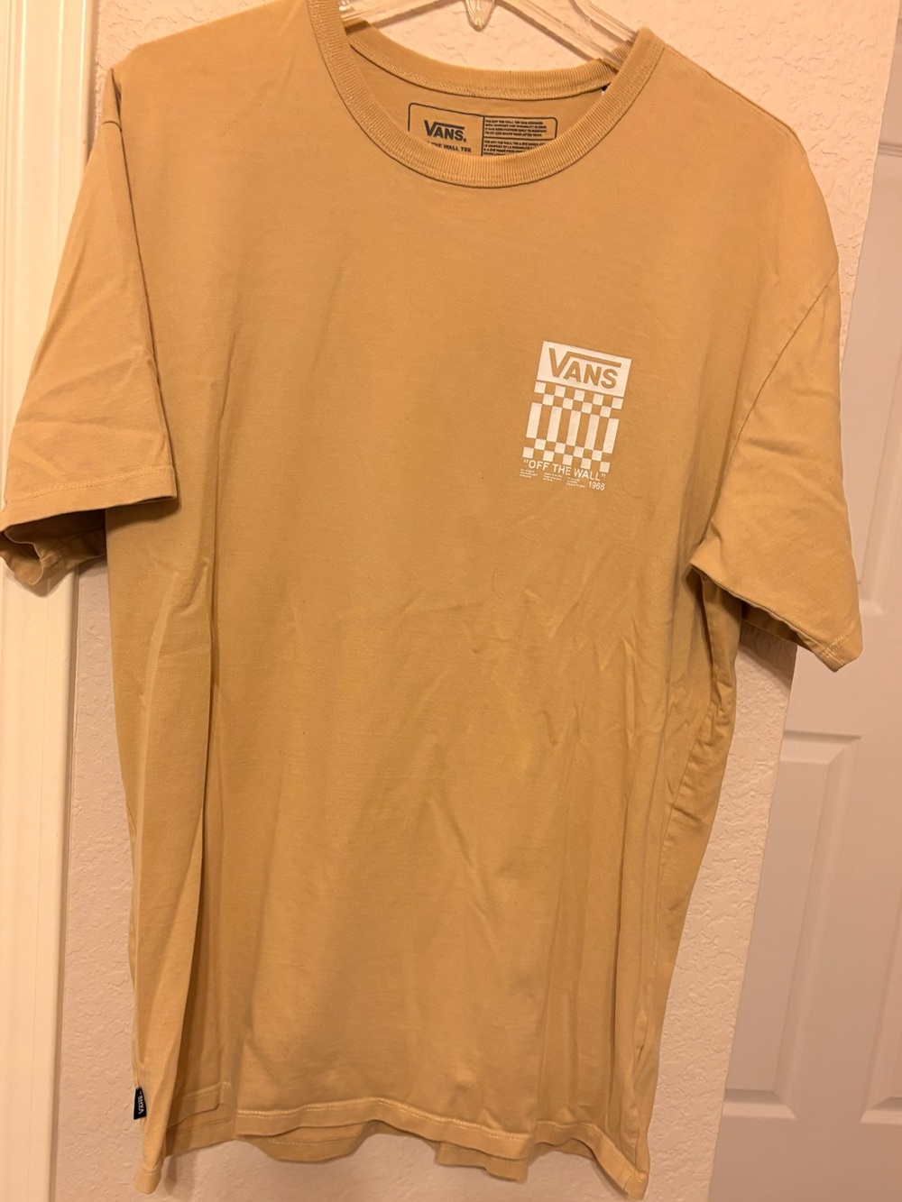 Vans Tan Short Sleeve Graphic Logo Tee
